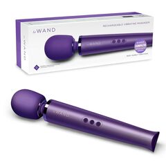 Фиолетовый вибратор Le Wand Rechargeable Vibrating Massager - 34 см. - 