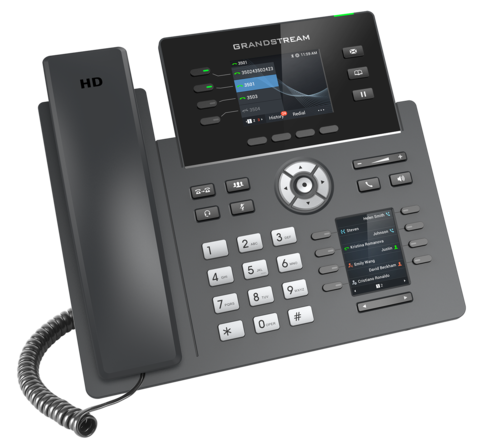 Grandstream GRP2614 - IP телефон. 4 SIP аккаунта, 4 линии, двойной цветной LCD (2.8