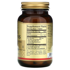 Solgar, Beta Glucans, 60 таблеток