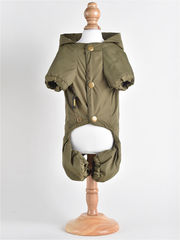 Royal Dog Дождевик флисовый со стразами хаки размер L