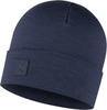 Картинка шапка-бини Buff hat wool heavyweight Denim - 3
