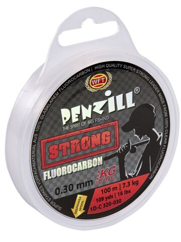 Леска монофильная WFT KG Penzill FLUOROCARBON Strong 100 м, 0.30 мм