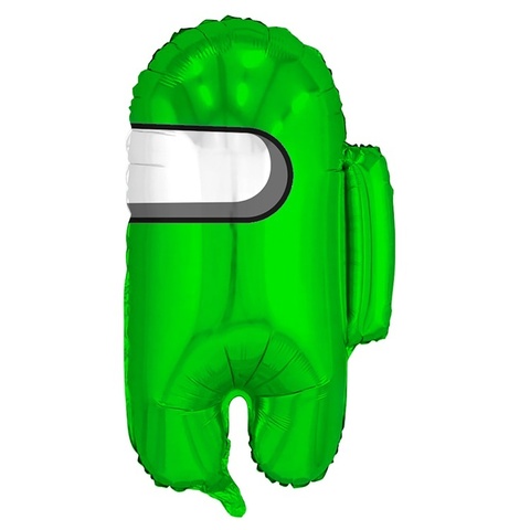 Шар Фигура Космонавтик зеленый