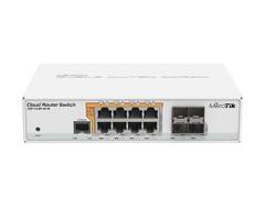 Mikrotik CRS112-8P-4S-IN - коммутатор 8х10/100/1000 Ethernet, 4 x SFP ports