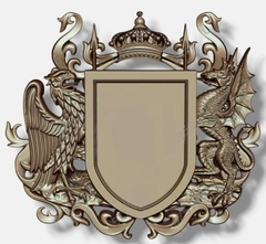 Силиконовый молд № 455 Герб фамильный