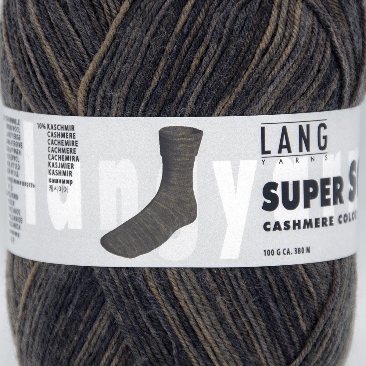 Lang Yarns Super Soxx Cashmere Color - 904.0015