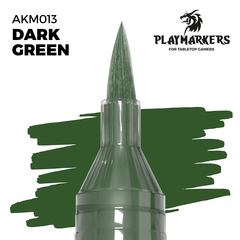 Акриловый маркер с кистью AK Playmarkers Dark Green