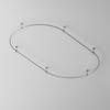 Шинопровод накладной/подвесной Maytoni Busbar trunkings flarity TRX154-2SR-D1200-PT