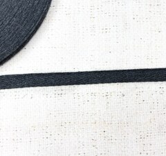 Лента киперная, хлопок, ш. 1 см, тёмно-серый