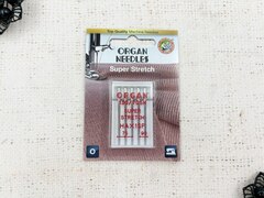 Иглы для бытовых машин ORGAN, супер стрейч №75-90, 5 игл