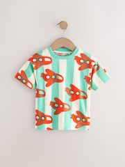 Футболка для мальчика Next E63-790, Белый, Мятный, Красный