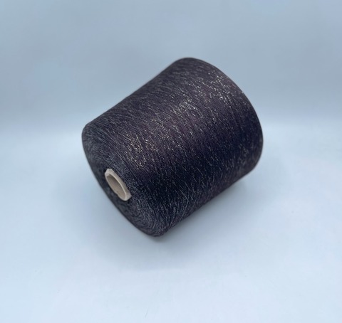 Industria Italiana (пр.Италия),art- Frizzante 3500 м/100гр, 70%Вискоза, 15%Металлик(Люрекс), 15%Полиамид, цвет-Темно-коричневый+зеленый(4401). арт-35917