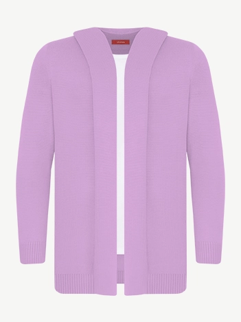 Кардиган с капюшоном из экохлопка