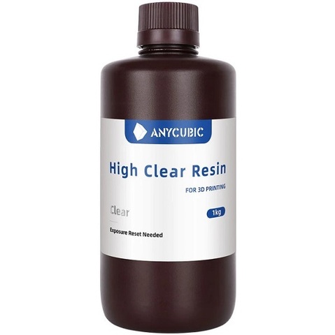 Фотополимерная смола Anycubic High Clear, прозрачная, 1 л.