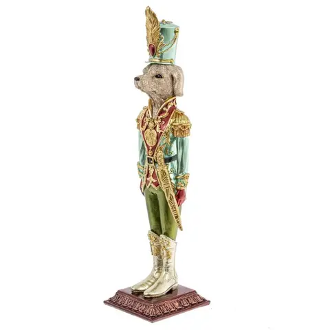 Фигурка декоративная "Солдатик-собака", L11 W11 H41,5 см