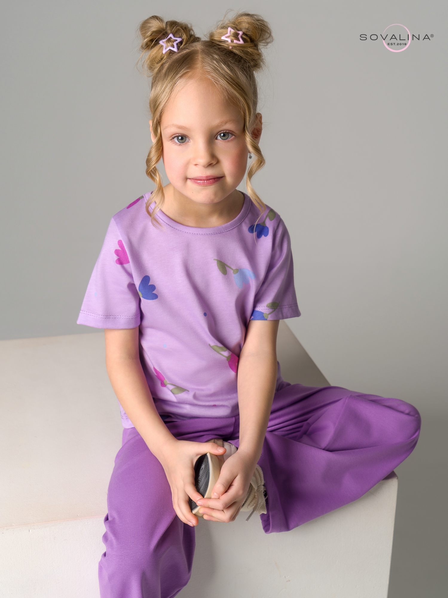 Костюм Лето сиреневый колокольчик-сирень