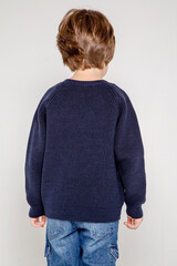 джемпер  для мальчика  КВ 30123/ш/темно-синий