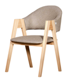 Cтул Снуг, цвет натуральный бук, ткань Florida Latte