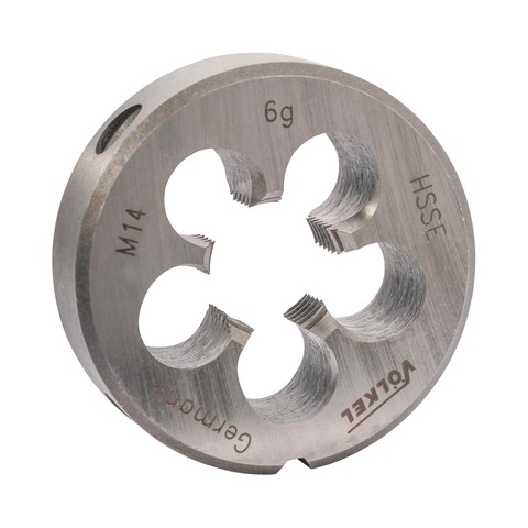 Плашка М14х2,0 DINEN22568 HSSE 6g 38х14мм Volkel 57454