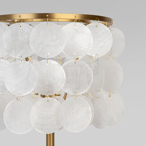 Настольная лампа Eurosvet Sandra 208101 латунь/перламутр