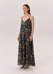 Сарафан на тонких бретелях 