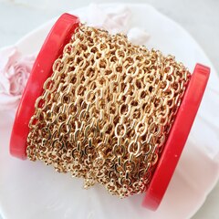 Цепочка 9,5*8 мм, позолота, 50 см, А215