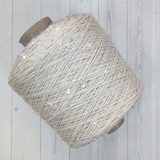 Пряжа Shine Paillettes 63130 прозрачный на теплом бежевом