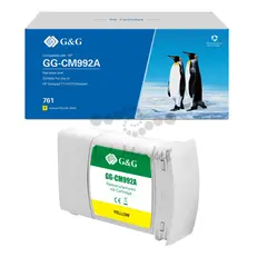 Картридж G&G 761 GG-CM992A для HP DJ T7100, желтый (400 мл)