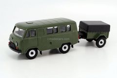 UAZ-3962 with trailer 1:43 Agat Mossar Tantal