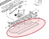 Направляющая пластина регистрации для Ricoh M0522940