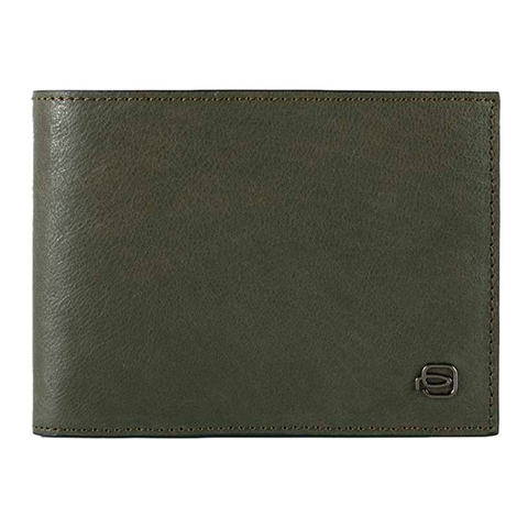 Кошелек мужской Piquadro Black Square, зелёный, кожа натуральная (PU257B3R/VE)