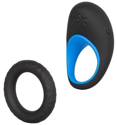 Набор из двух черных эрекционных колец Link Up Max - California Exotic Novelties Rings! SE-1350-05-3