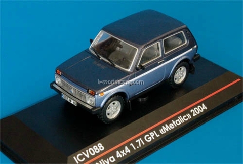 VAZ-21214 Lada Niva 4x4 1.7i GPL metalic blue 1:43 ICV088