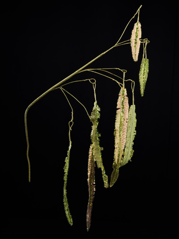 Веточка папортника 13х56см ChristmasDeLuxe зеленая