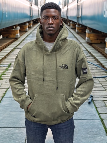 Худи The North Face 499183greenZIMA