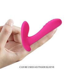Розовый мультифункциональный вибратор Remote Control Massager - 