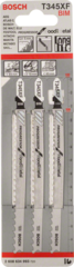 Лобзиковые пилки T345 XF, BIM BOSCH 2608634993