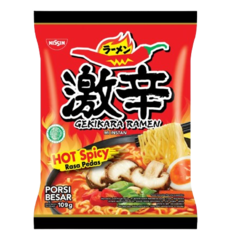 Лапша Nissin Gekikara Ramen Instant Soup Noodles Hot Spicy