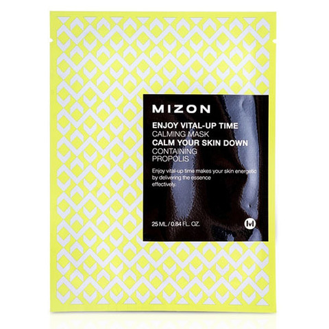 Mizon Enjoy Vital Up Time Calming Mask - Успокаивающая тканевая маска для лица