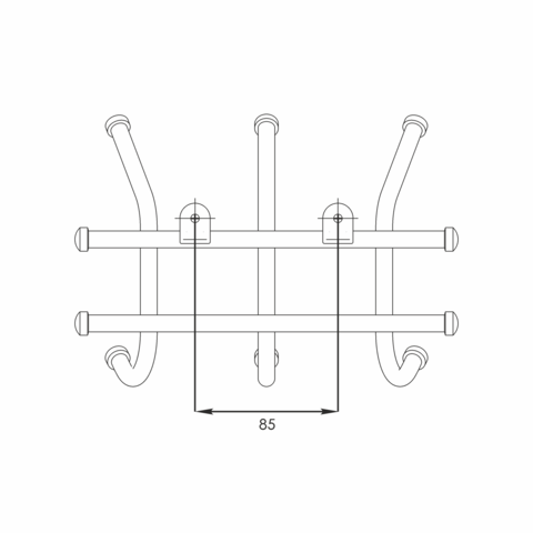 вешалка настенная НОРМА-3