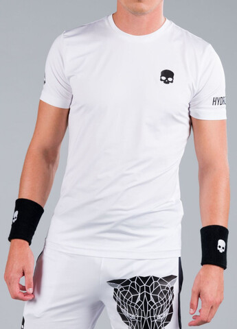 Футболка теннисная Hydrogen Padel Dogs Tech Tee Man - white