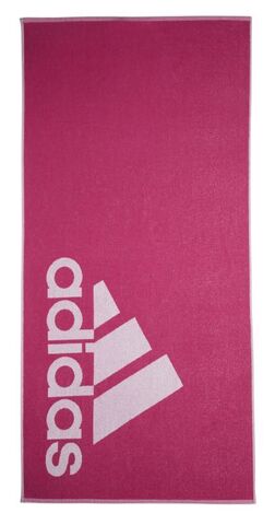 Теннисное полотенце Adidas Towel L - semi lucid pink/white