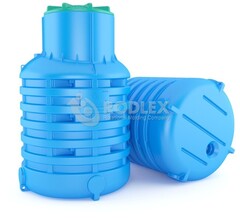 Кессон для скважин Rodlex -KS 1.0 усиленный (голубой) Родлекс(1300x1300x2000см;135кг;синий) - арт.559811