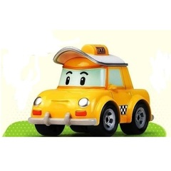 Robocar Poli Металлическая машинка Кэп, 6 см (83175)