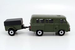 UAZ-3962 with trailer 1:43 Agat Mossar Tantal