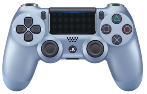 Джойстик беспроводной Dualshock 4 для PlayStation4 (Голубой металлик)