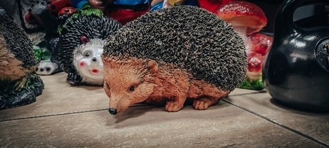 Садовая фигура «Ёж» полистоун