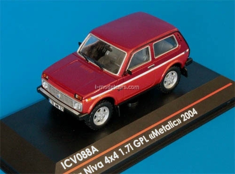 VAZ-21214 Lada Niva 4x4 1.7i GPL metalic red 1:43 ICV088A