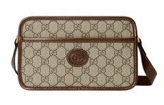 Миниатюрная сумка Gucci с переплетенными буквами G