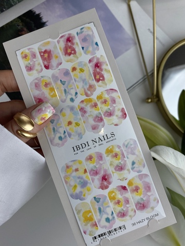 Пленки для маникюра IBDI NAILS 36 HAZY BLOOM